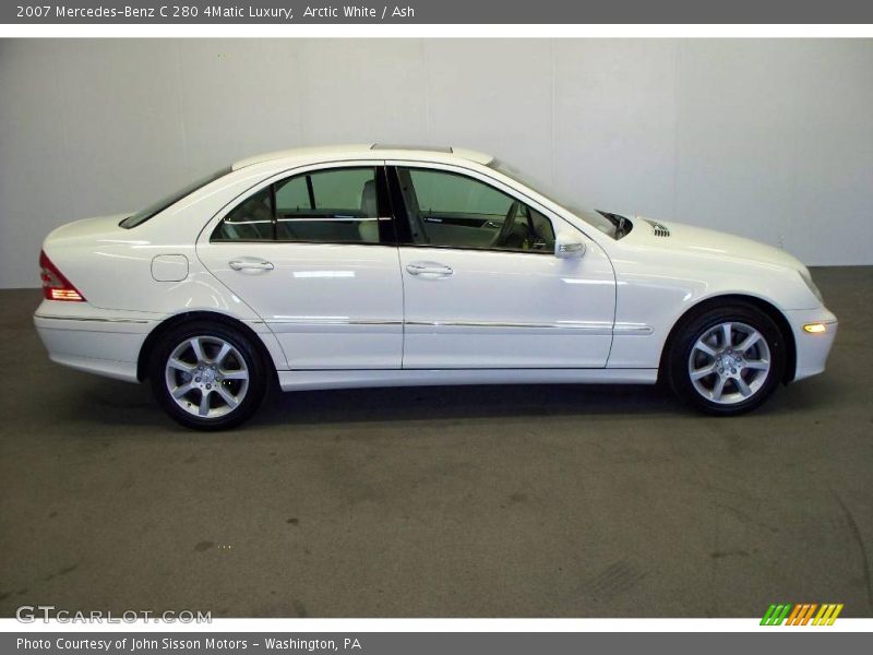 Arctic White / Ash 2007 Mercedes-Benz C 280 4Matic Luxury