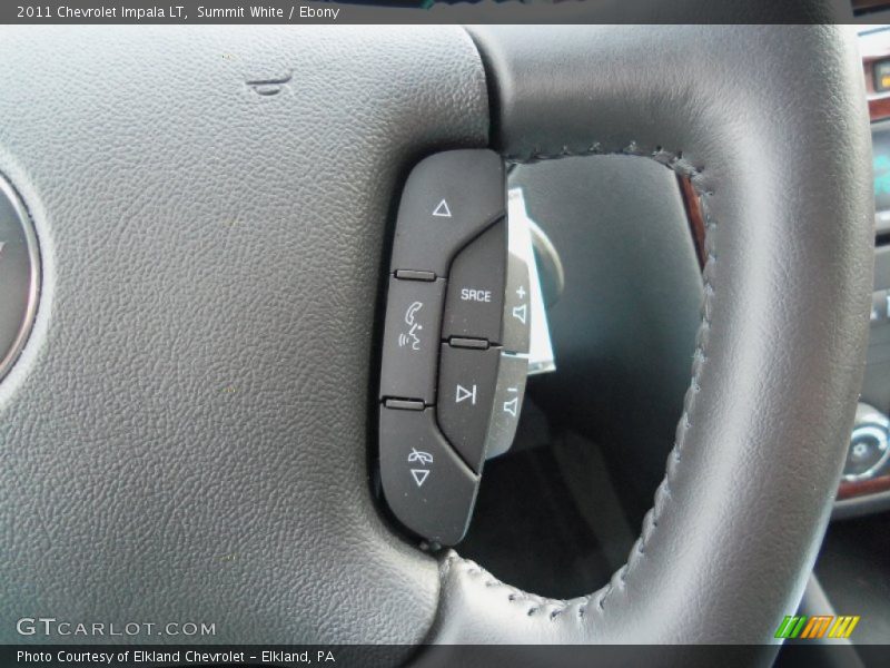 Summit White / Ebony 2011 Chevrolet Impala LT