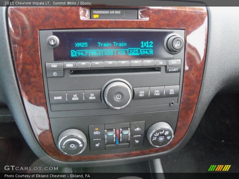 Summit White / Ebony 2011 Chevrolet Impala LT