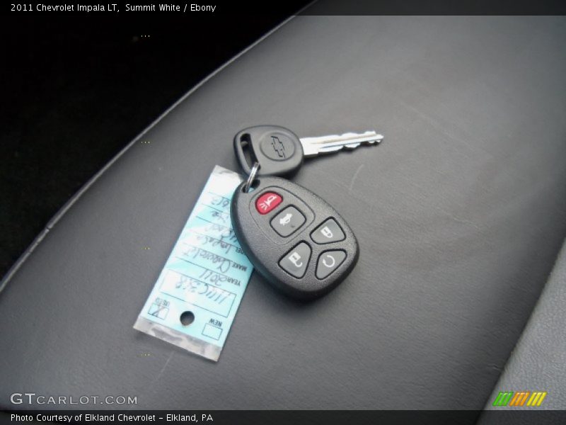 Summit White / Ebony 2011 Chevrolet Impala LT