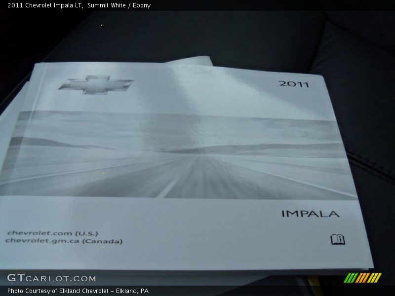 Summit White / Ebony 2011 Chevrolet Impala LT
