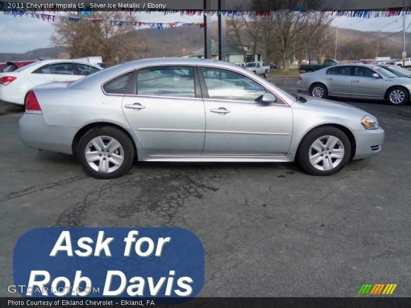 Silver Ice Metallic / Ebony 2011 Chevrolet Impala LS