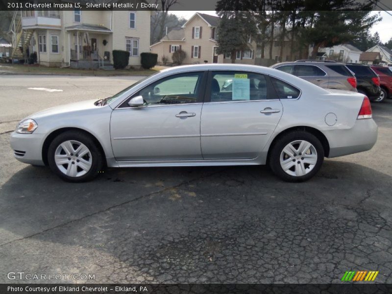 Silver Ice Metallic / Ebony 2011 Chevrolet Impala LS