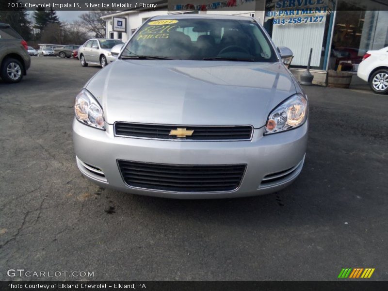 Silver Ice Metallic / Ebony 2011 Chevrolet Impala LS