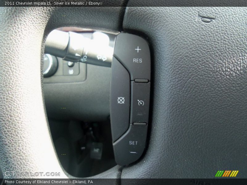 Silver Ice Metallic / Ebony 2011 Chevrolet Impala LS