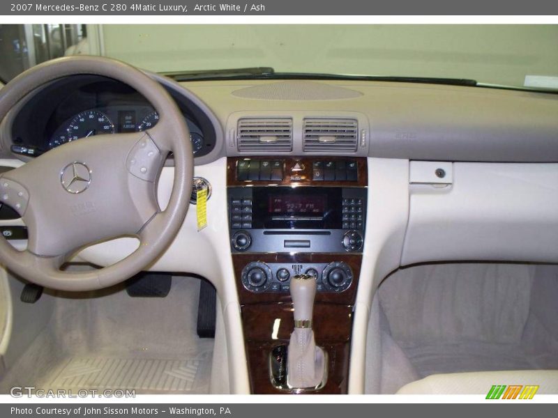 Arctic White / Ash 2007 Mercedes-Benz C 280 4Matic Luxury