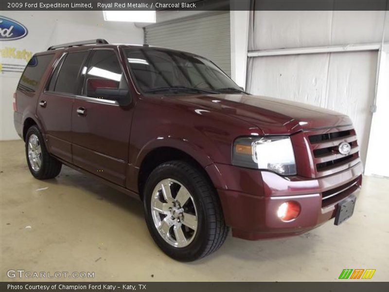 Royal Red Metallic / Charcoal Black 2009 Ford Expedition Limited