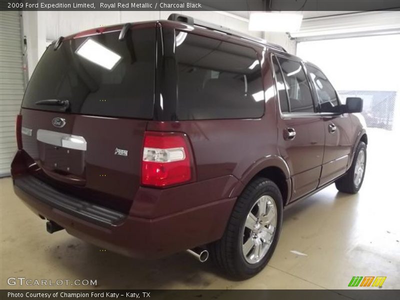 Royal Red Metallic / Charcoal Black 2009 Ford Expedition Limited