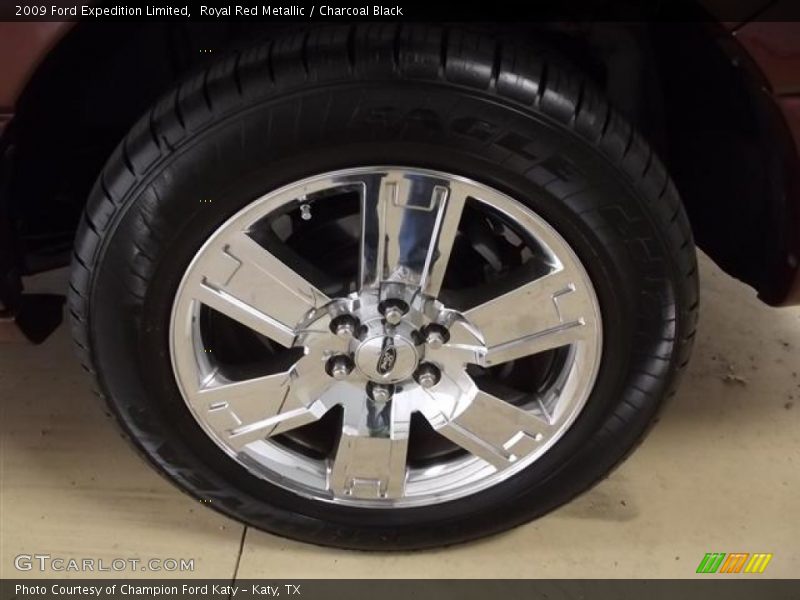 Royal Red Metallic / Charcoal Black 2009 Ford Expedition Limited