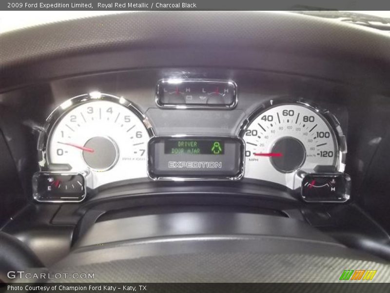 Royal Red Metallic / Charcoal Black 2009 Ford Expedition Limited