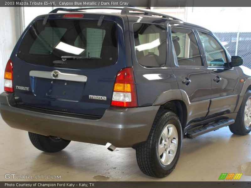 Calypso Blue Metallic / Dark Flint Gray 2003 Mazda Tribute ES-V6