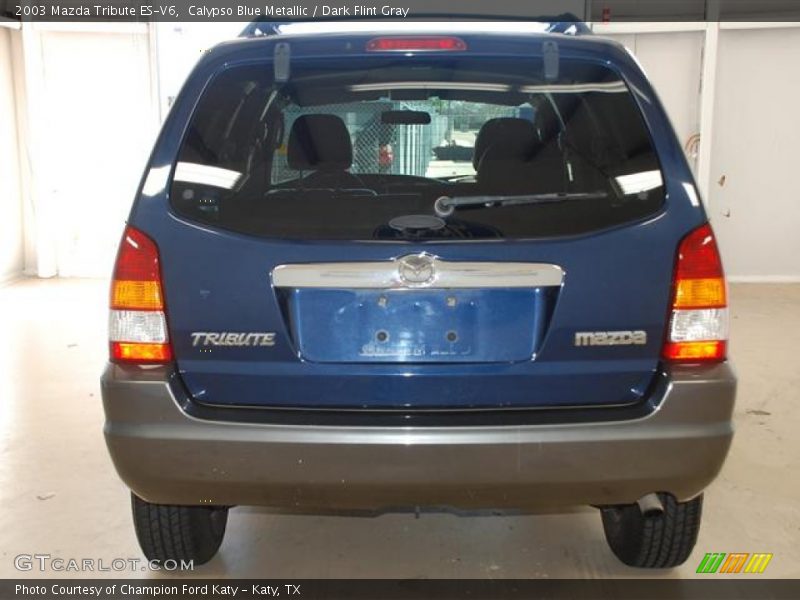 Calypso Blue Metallic / Dark Flint Gray 2003 Mazda Tribute ES-V6