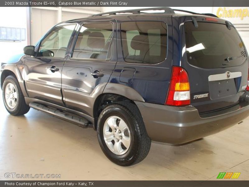 Calypso Blue Metallic / Dark Flint Gray 2003 Mazda Tribute ES-V6