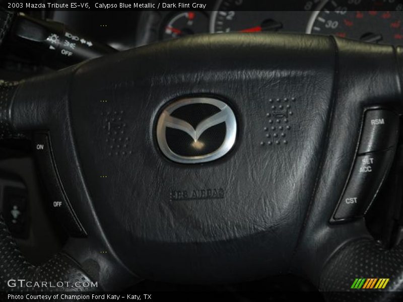 Calypso Blue Metallic / Dark Flint Gray 2003 Mazda Tribute ES-V6