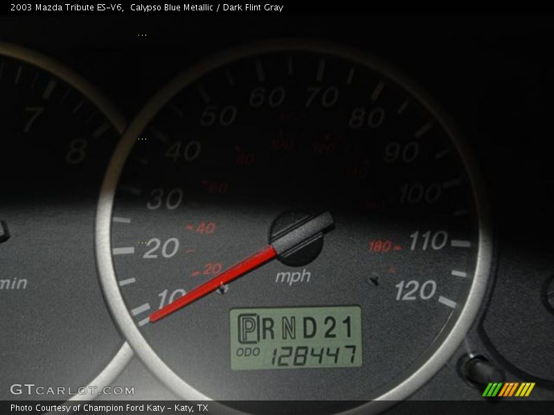 Calypso Blue Metallic / Dark Flint Gray 2003 Mazda Tribute ES-V6
