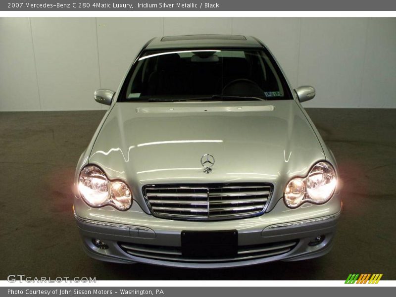 Iridium Silver Metallic / Black 2007 Mercedes-Benz C 280 4Matic Luxury