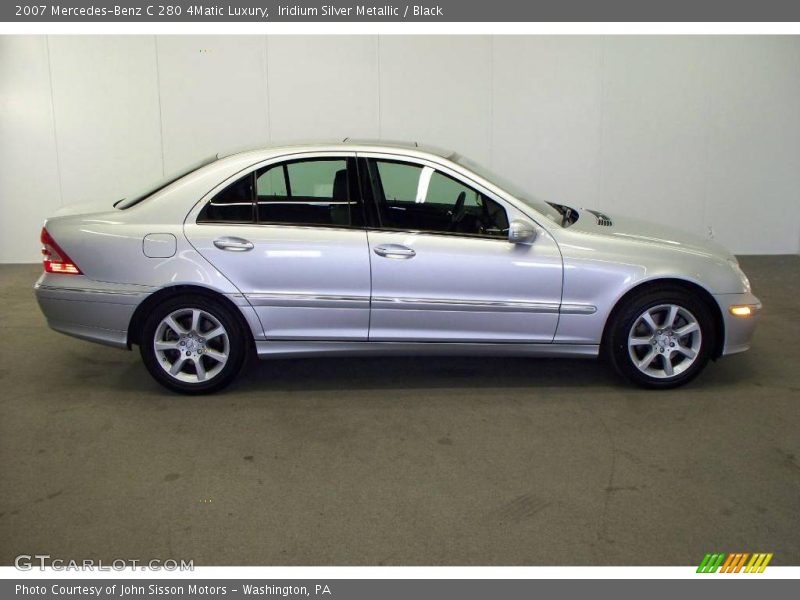 Iridium Silver Metallic / Black 2007 Mercedes-Benz C 280 4Matic Luxury