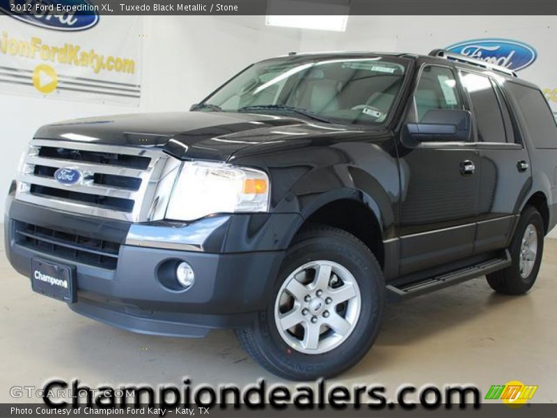 Tuxedo Black Metallic / Stone 2012 Ford Expedition XL