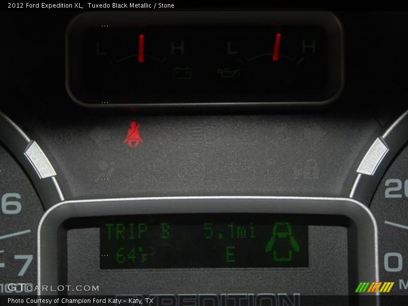 Tuxedo Black Metallic / Stone 2012 Ford Expedition XL