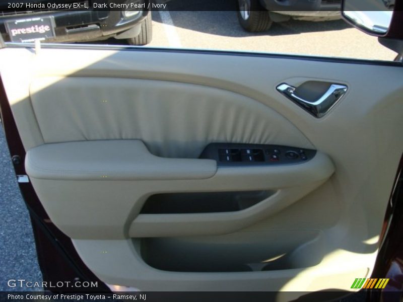 Dark Cherry Pearl / Ivory 2007 Honda Odyssey EX-L
