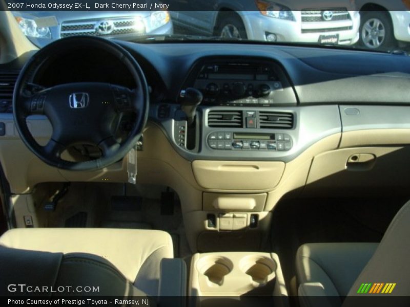 Dark Cherry Pearl / Ivory 2007 Honda Odyssey EX-L