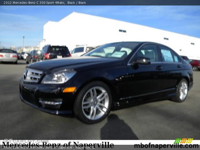 Black / Black 2012 Mercedes-Benz C 300 Sport 4Matic