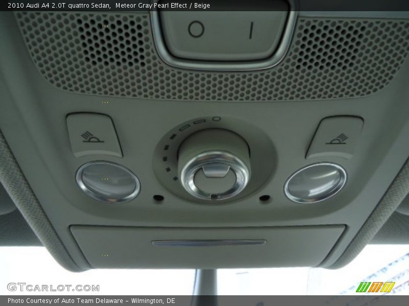 Meteor Gray Pearl Effect / Beige 2010 Audi A4 2.0T quattro Sedan