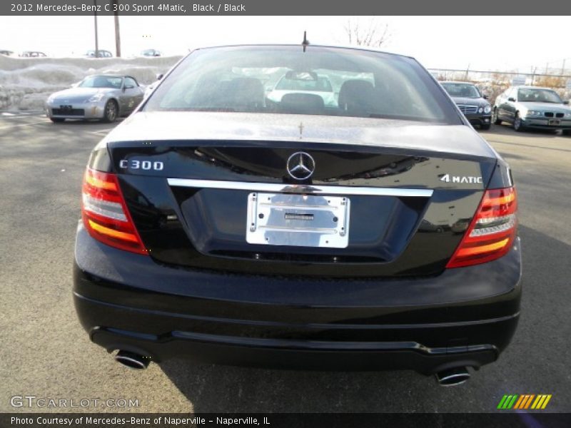 Black / Black 2012 Mercedes-Benz C 300 Sport 4Matic