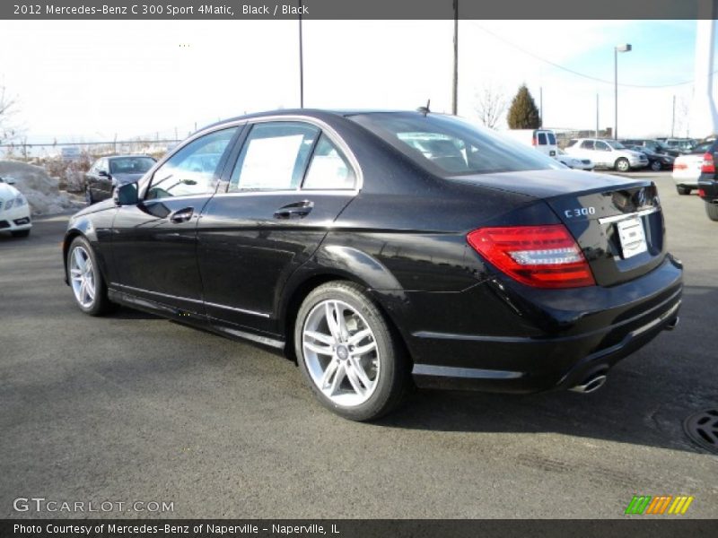 Black / Black 2012 Mercedes-Benz C 300 Sport 4Matic