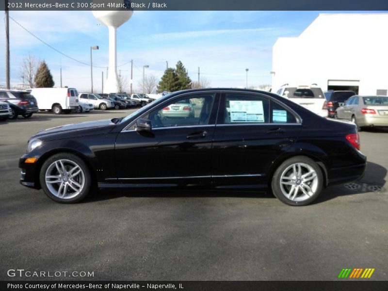 Black / Black 2012 Mercedes-Benz C 300 Sport 4Matic