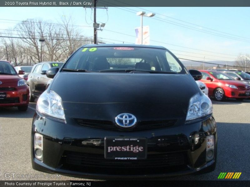 Black / Dark Gray 2010 Toyota Prius Hybrid III