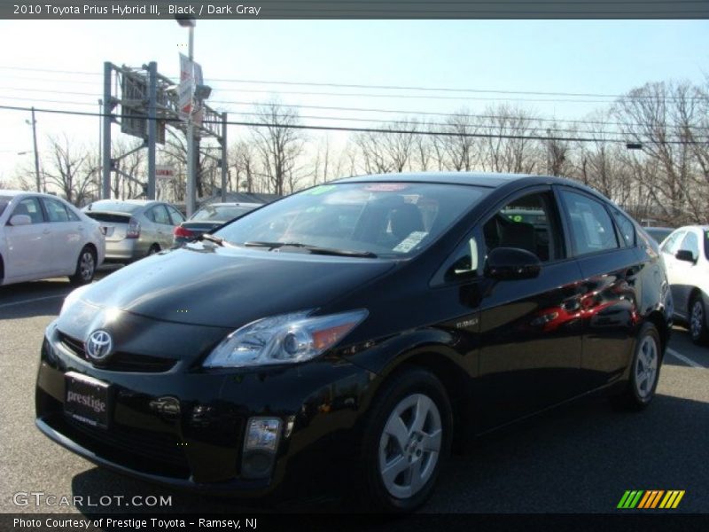 Black / Dark Gray 2010 Toyota Prius Hybrid III