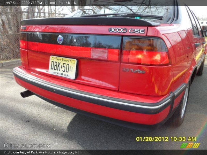 Imola Red / Black 1997 Saab 9000 CSE Turbo