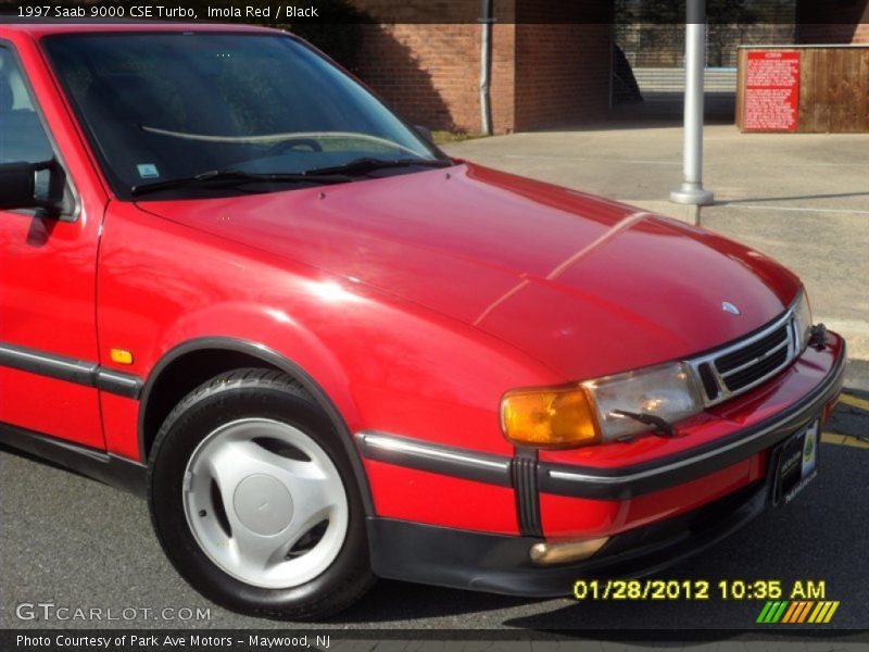 Imola Red / Black 1997 Saab 9000 CSE Turbo