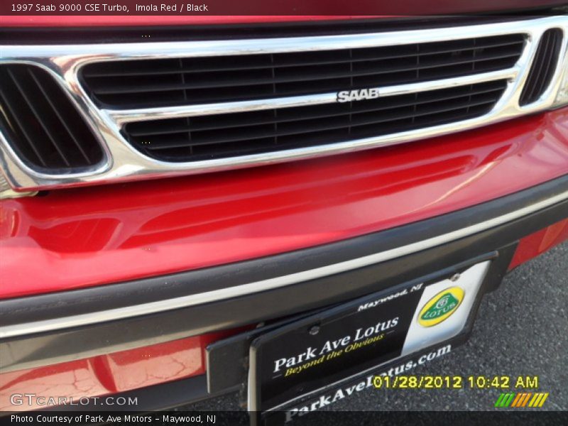 Imola Red / Black 1997 Saab 9000 CSE Turbo