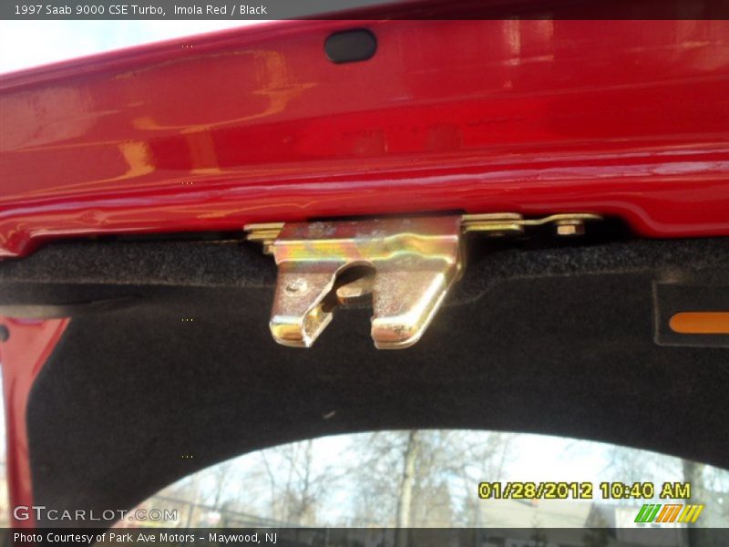 Imola Red / Black 1997 Saab 9000 CSE Turbo