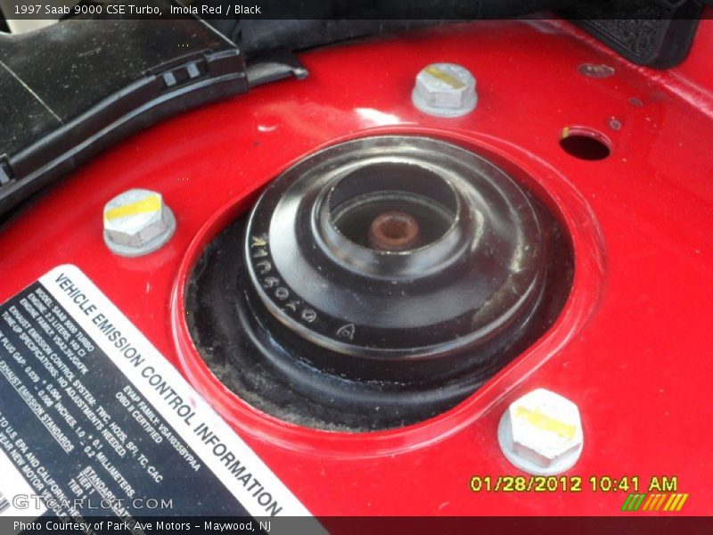 Imola Red / Black 1997 Saab 9000 CSE Turbo