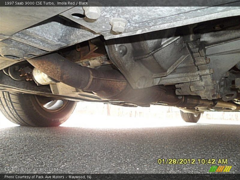 Imola Red / Black 1997 Saab 9000 CSE Turbo