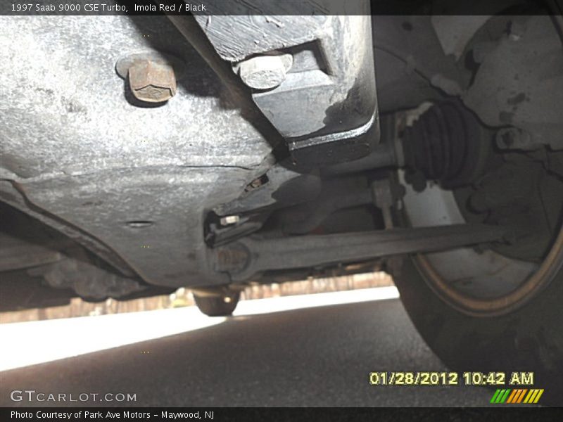 Imola Red / Black 1997 Saab 9000 CSE Turbo