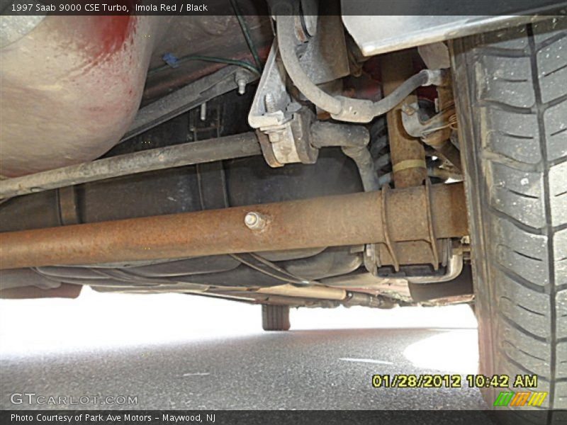 Imola Red / Black 1997 Saab 9000 CSE Turbo