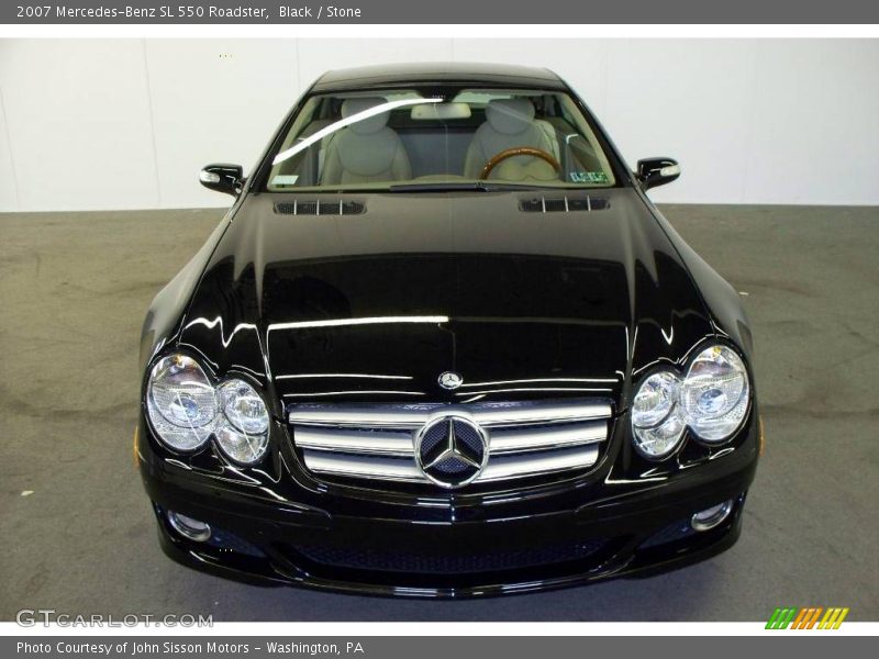 Black / Stone 2007 Mercedes-Benz SL 550 Roadster