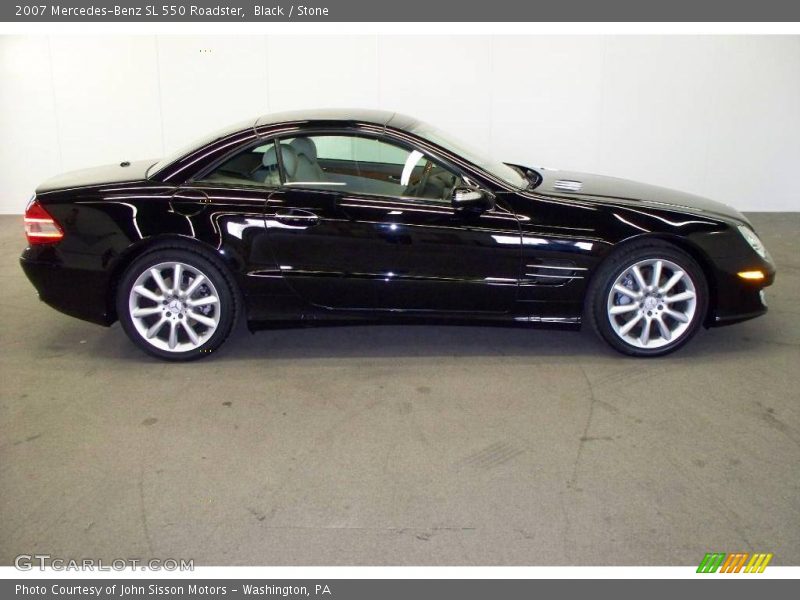 Black / Stone 2007 Mercedes-Benz SL 550 Roadster
