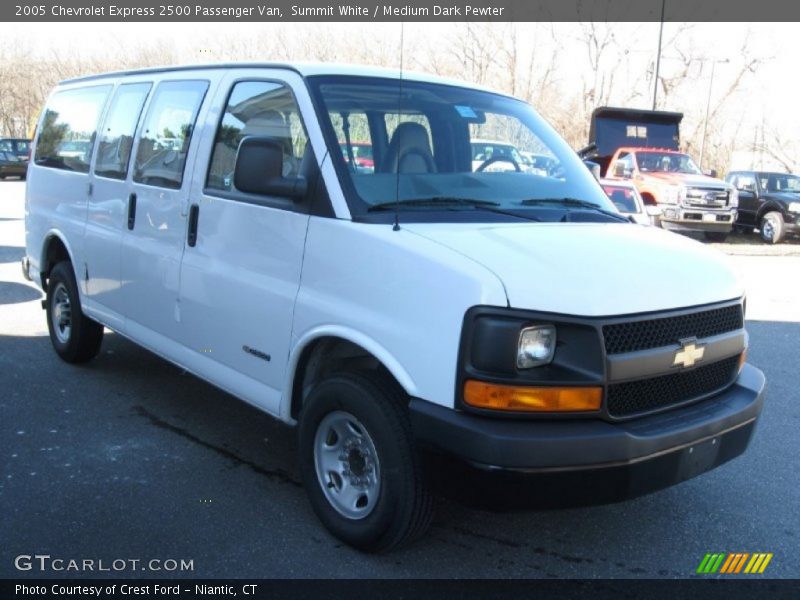 Summit White / Medium Dark Pewter 2005 Chevrolet Express 2500 Passenger Van