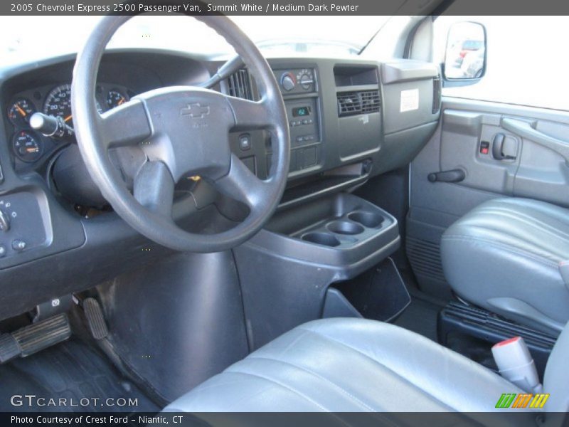 Summit White / Medium Dark Pewter 2005 Chevrolet Express 2500 Passenger Van