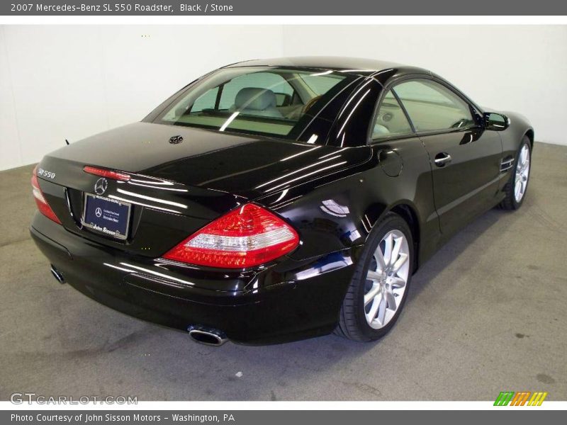Black / Stone 2007 Mercedes-Benz SL 550 Roadster