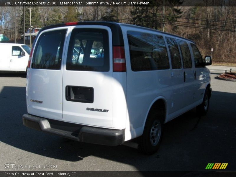 Summit White / Medium Dark Pewter 2005 Chevrolet Express 2500 Passenger Van