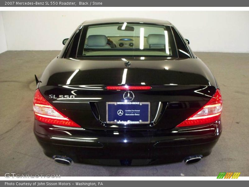 Black / Stone 2007 Mercedes-Benz SL 550 Roadster