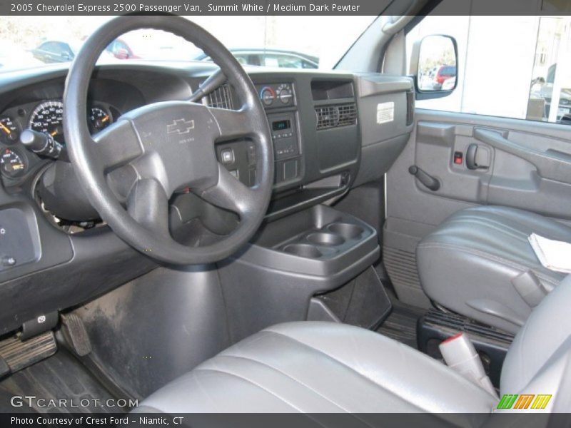 Summit White / Medium Dark Pewter 2005 Chevrolet Express 2500 Passenger Van