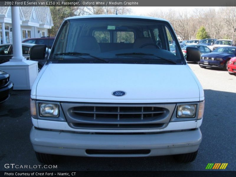 Oxford White / Medium Graphite 2002 Ford E Series Van E150 XL Passenger