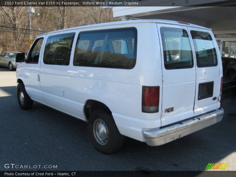 Oxford White / Medium Graphite 2002 Ford E Series Van E150 XL Passenger